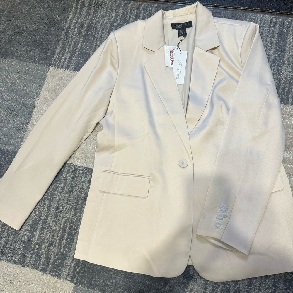 Rachel Zoe Elegant Cream Blazer